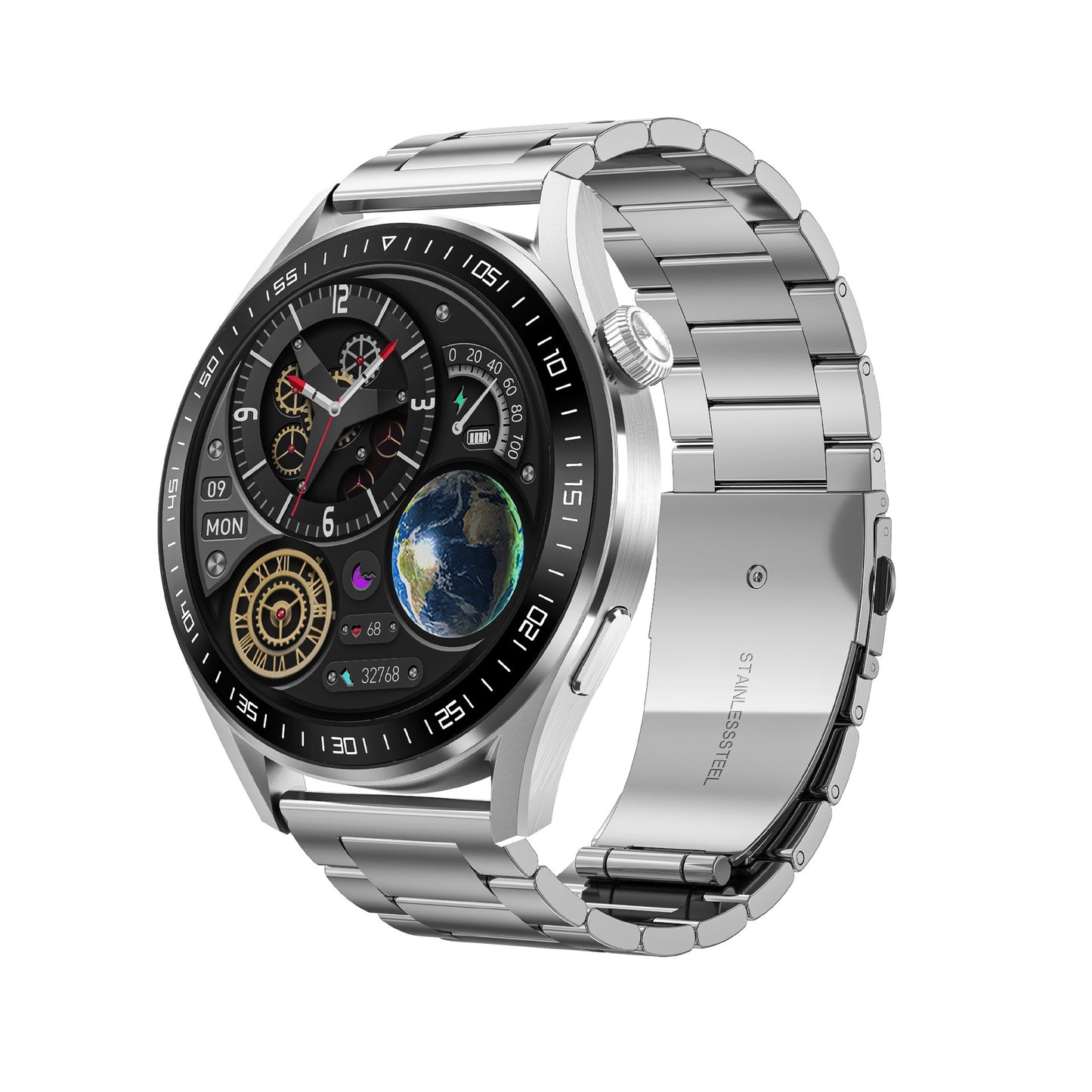 Jam Pintar modern dengan desain elegan dan fitur canggih untuk kesehatan