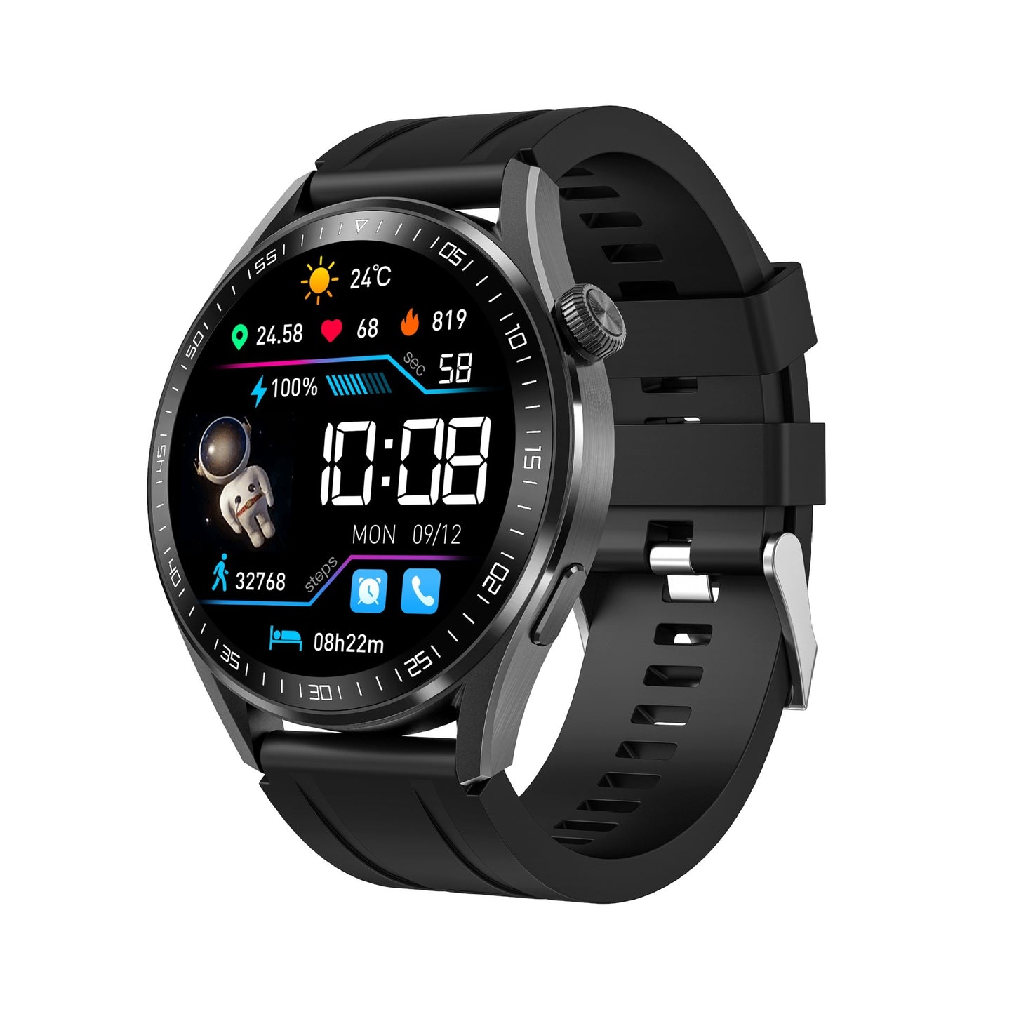 Jam Pintar stylish yang memadukan teknologi NFC, anti air, dan fitur kesehatan