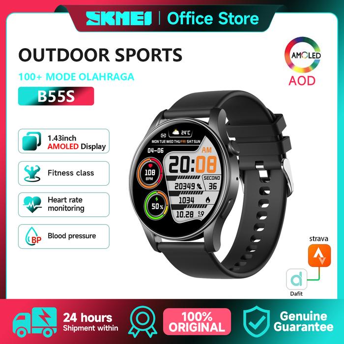 Jam Smartwatch dengan Mode Olahraga dan Kesehatan