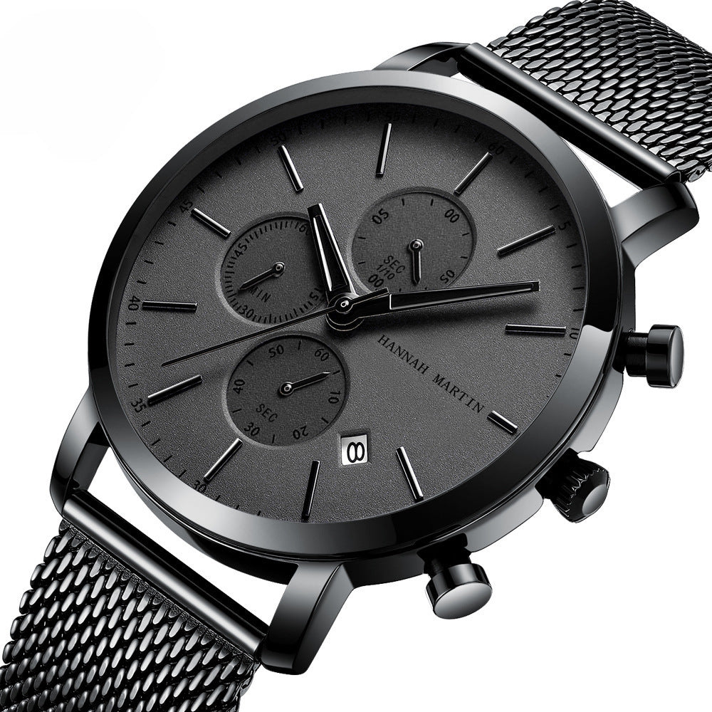 Jam Tangan Hannah Martin dengan buckle stainless steel