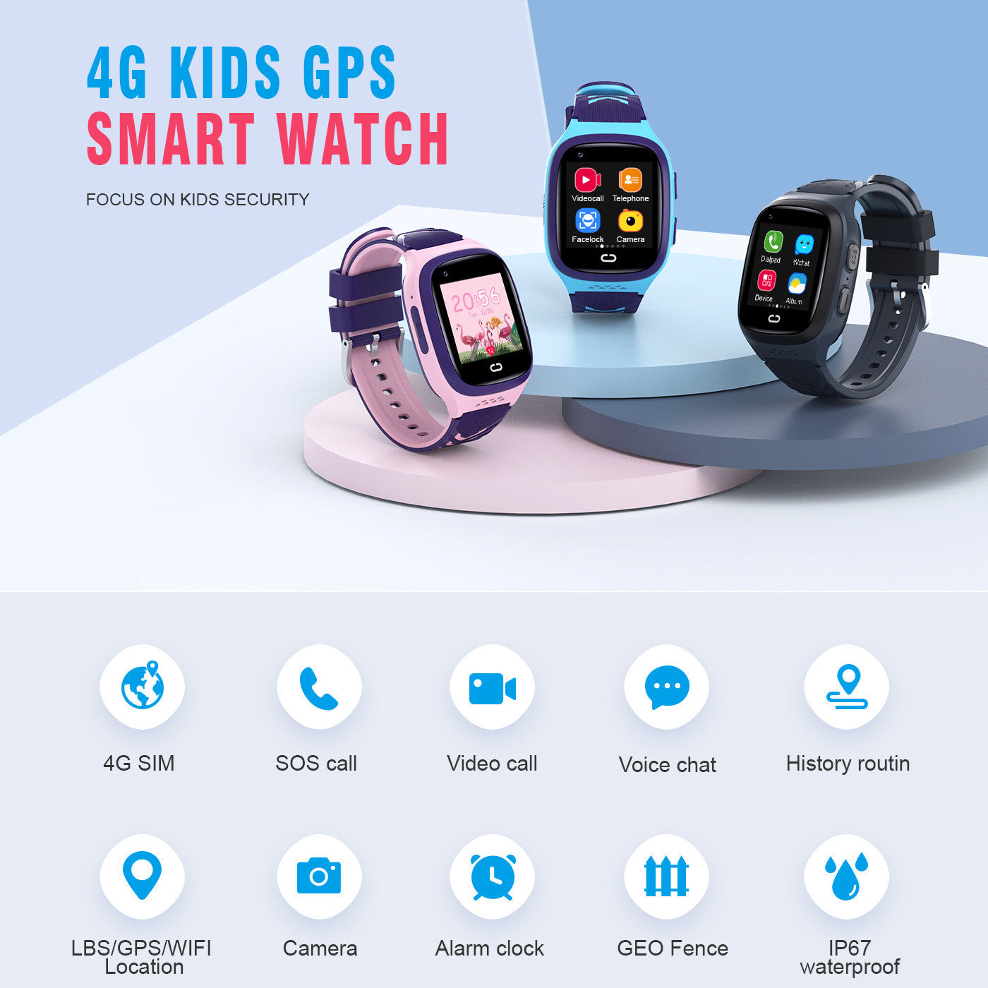 Jam pintar anak terbaru dengan konektivitas 4G cepat
