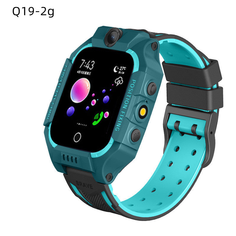 Jam pintar anak warna biru cerah dan menarik
