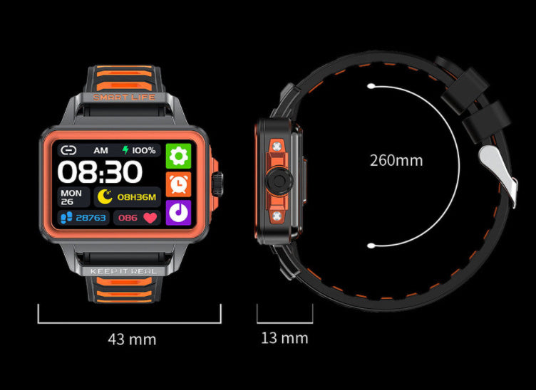 Jam tangan pintar full touchscreen