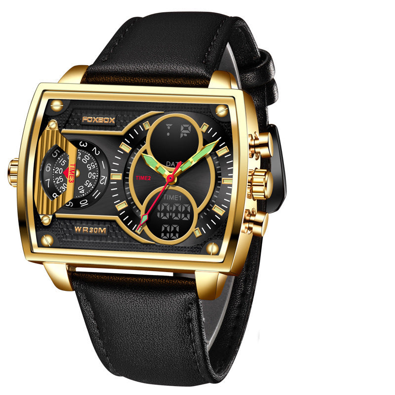 Jam tangan pria modern digital analog