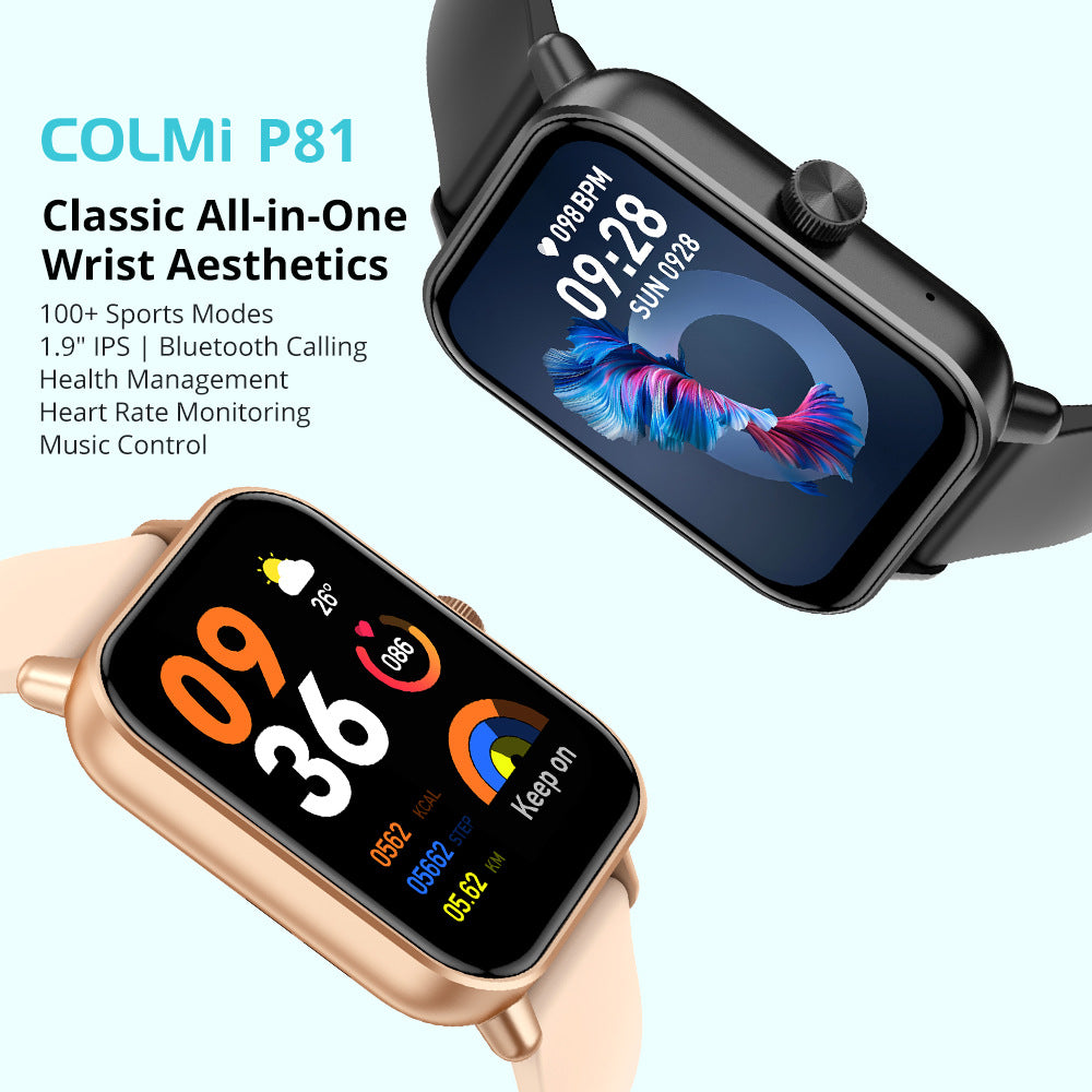 Smartwatch Bluetooth Calling, Deteksi Oksigen & Layar IPS Stylish
