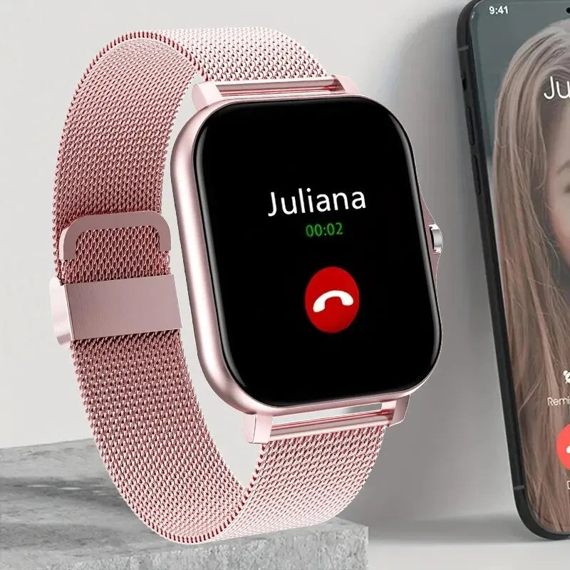 LIGE Smartwatch Unisex – Jam Tangan Digital Bluetooth Panggilan, Fitness & Kesehatan | JamPintar.com