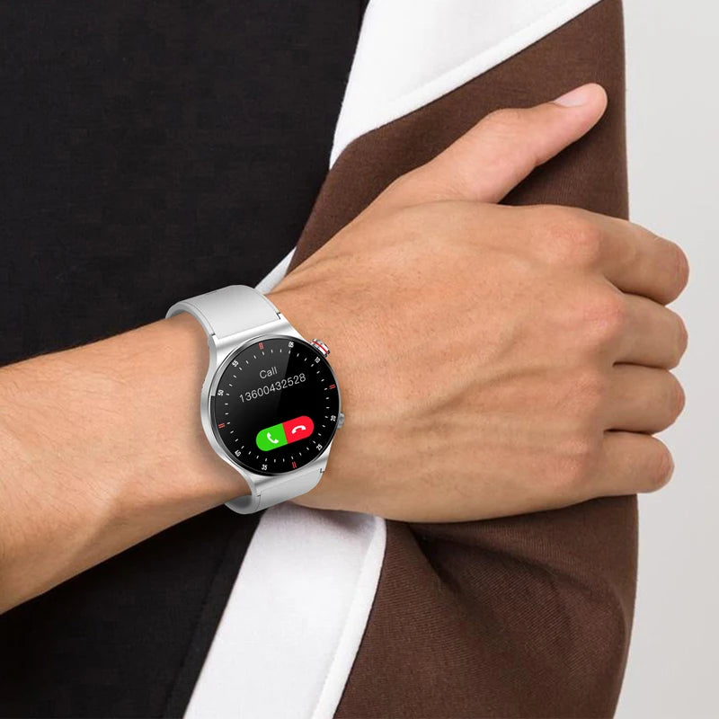 Smartwatch GPS ECG PPG Bluetooth Call untuk Pria 2024 – Smartwatch Olahraga dengan NFC dan Waterproof untuk iOS & Android