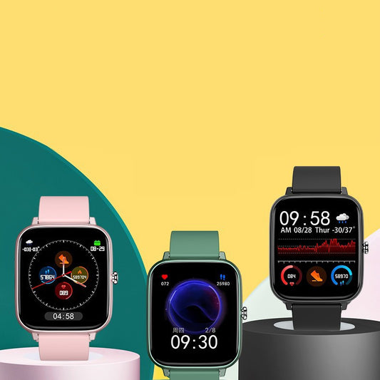Smartwatch Bluetooth dengan fitur monitor detak jantung dan olahraga