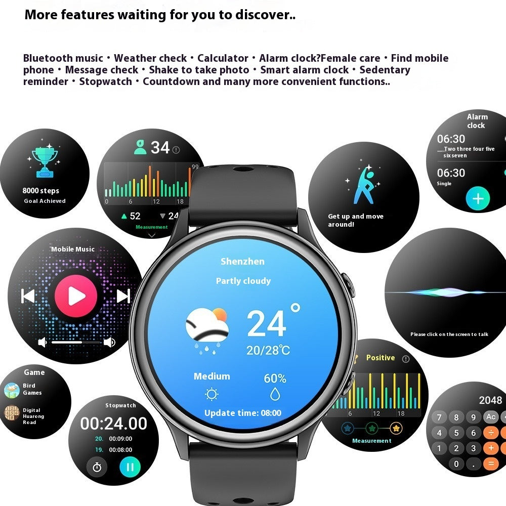 Smartwatch dengan Panggilan Bluetooth dan fitur hemat baterai cerdas
