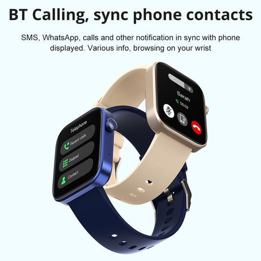 Smartwatch tahan air dengan layar sentuh responsif