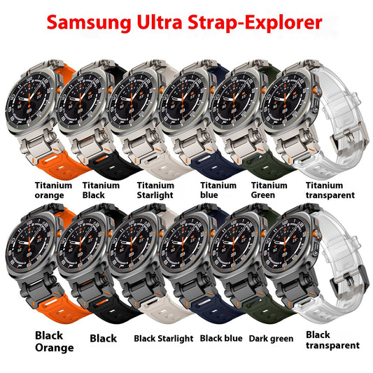 Tali Jam Smartwatch Samsung Super 7 warna hitam sporty