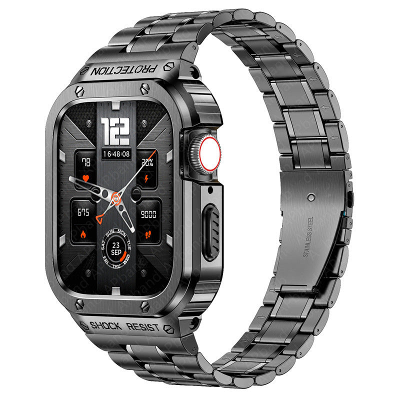 Tali Jam Tangan Premium – Strap Logam dan Silikon untuk Smartwatch Ukuran 44mm & 45mm