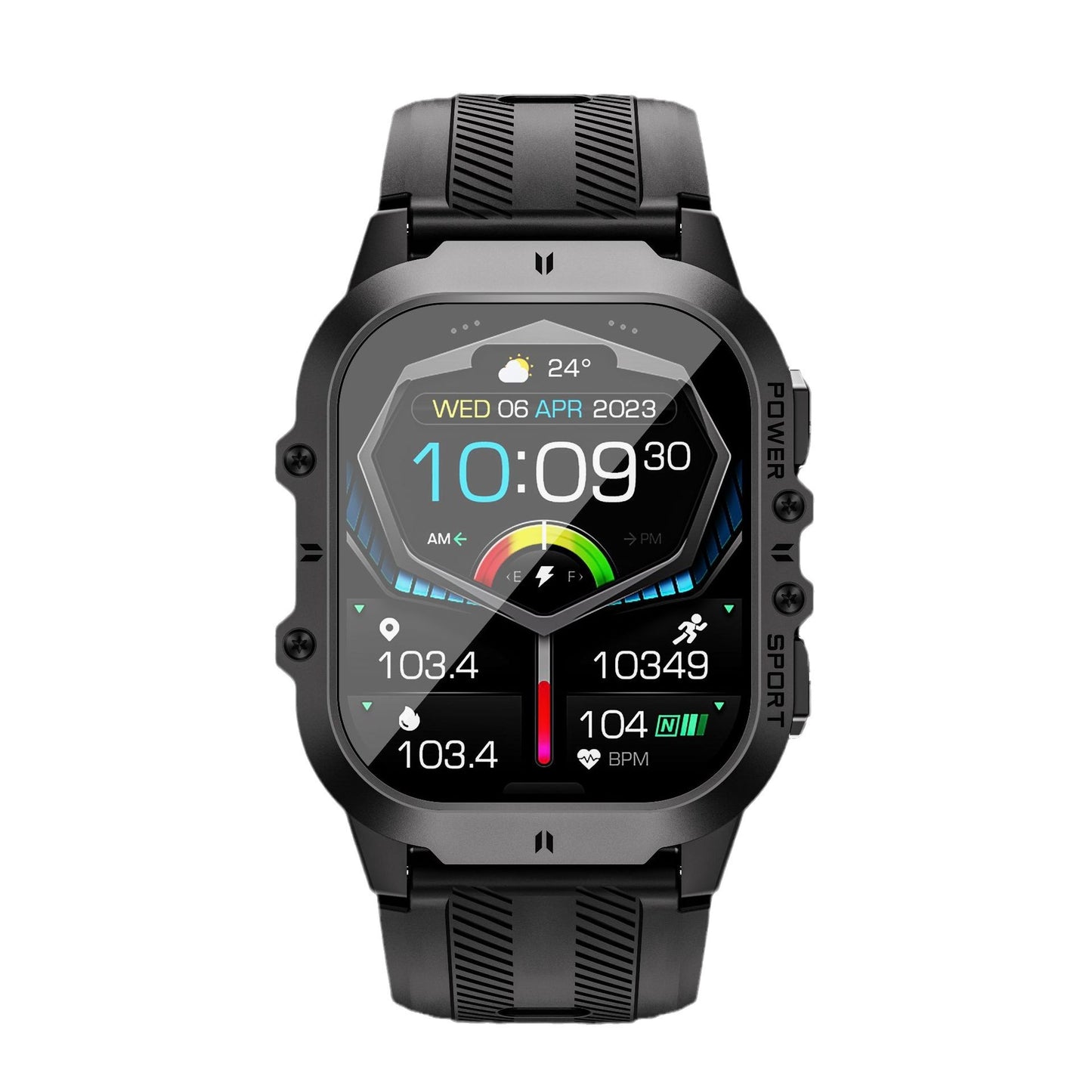 Smartwatch Outdoor AMOLED Tahan Air dengan Bluetooth Call & Kesehatan