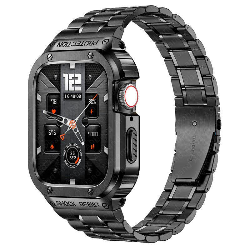 Tali Jam Tangan Premium – Strap Logam dan Silikon untuk Smartwatch Ukuran 44mm & 45mm
