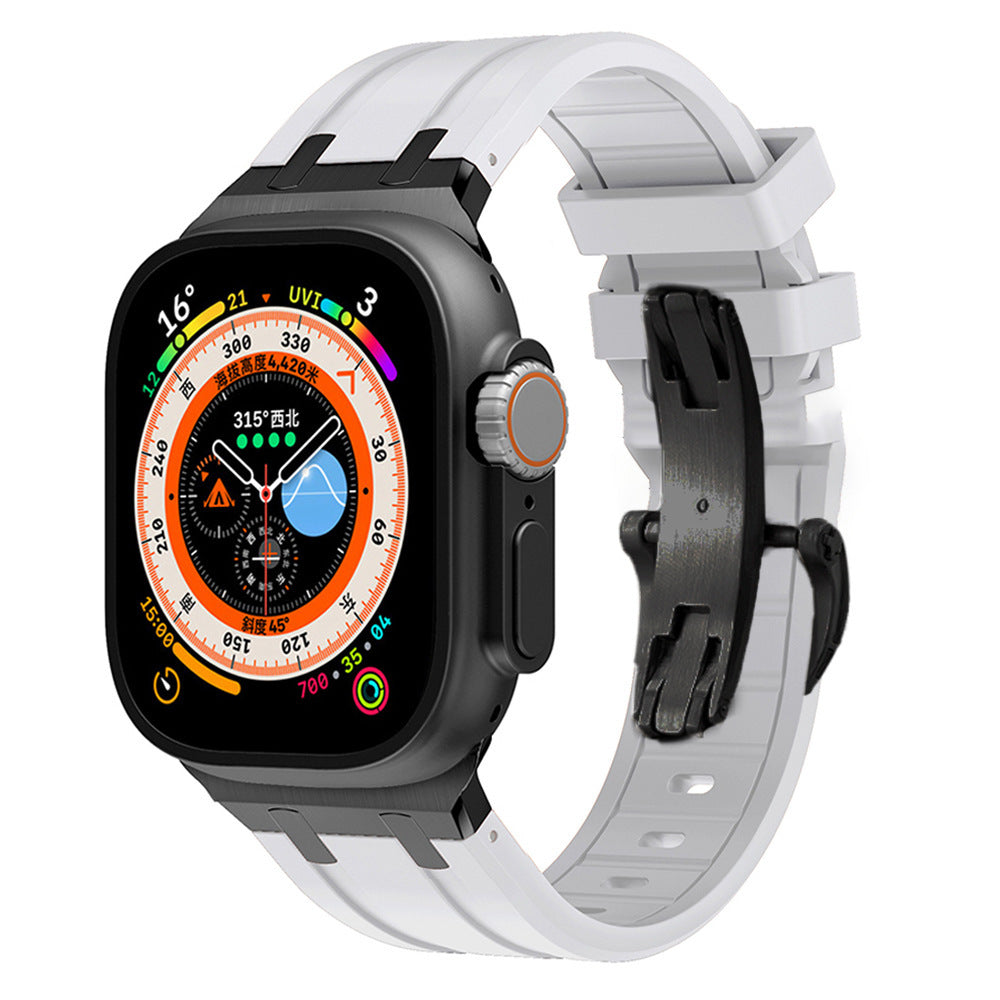 Tali Jam Silikon Premium Apple Watch Gesper Kupu-Kupu Terbaru