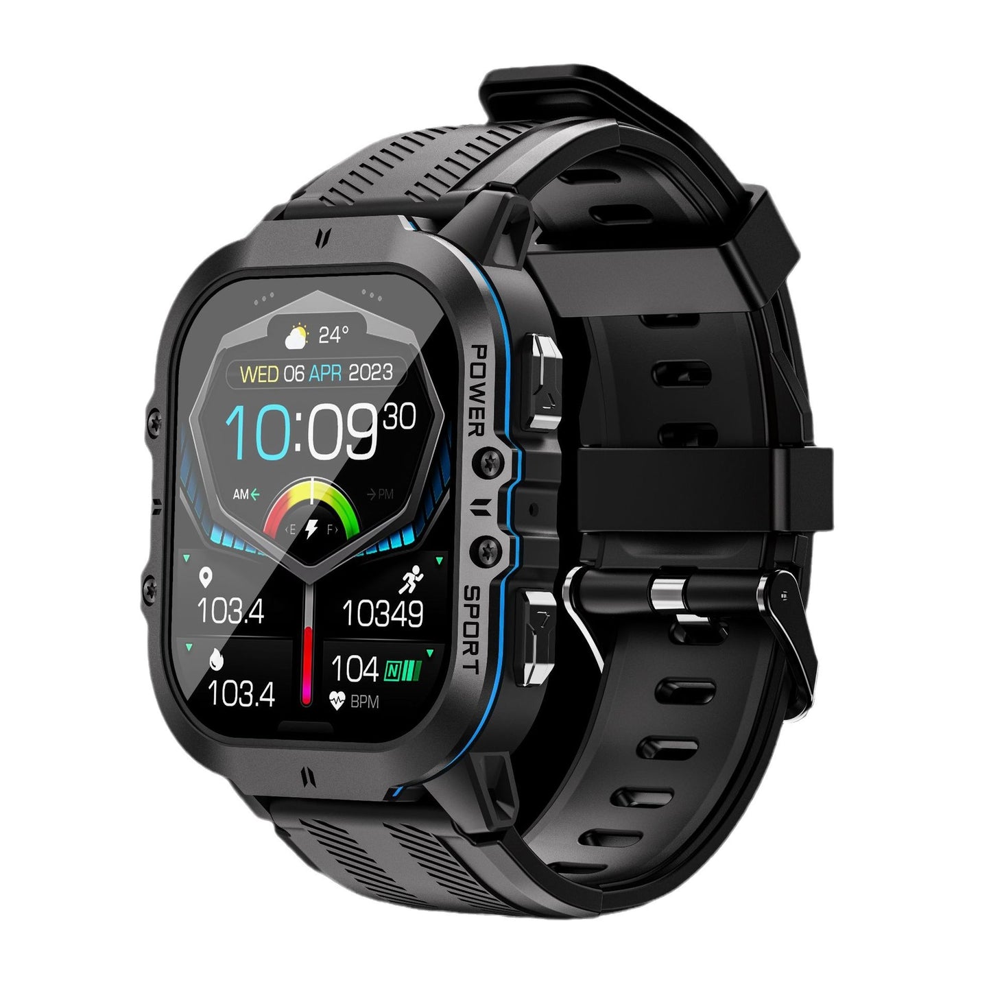 Smartwatch Outdoor AMOLED Tahan Air dengan Bluetooth Call & Kesehatan