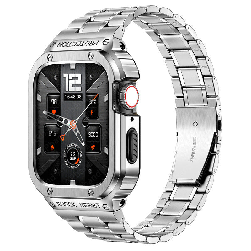 Tali Jam Tangan Premium – Strap Logam dan Silikon untuk Smartwatch Ukuran 44mm & 45mm