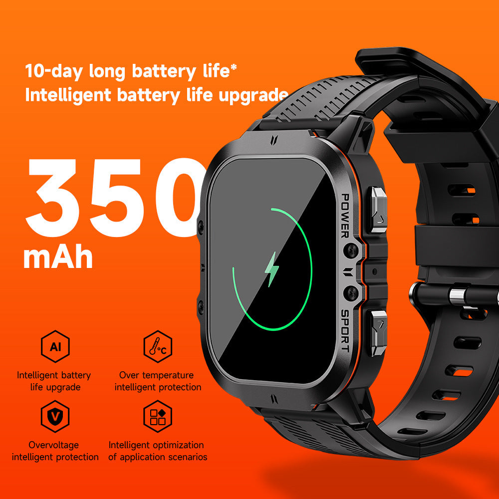 Smartwatch Outdoor AMOLED Tahan Air dengan Bluetooth Call & Kesehatan