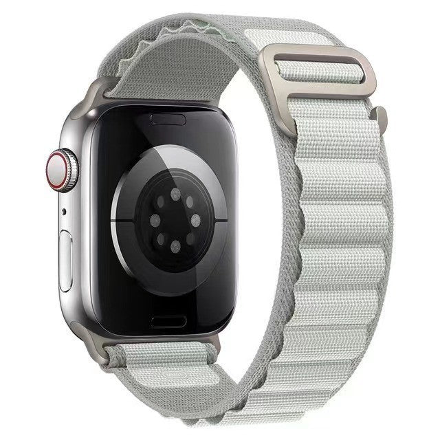 Tali Jam Nylon Anyaman Sporty untuk Apple Watch Terbaru 2025