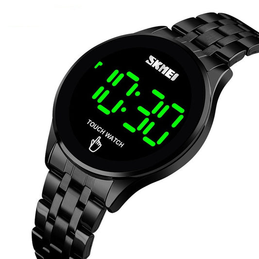 fitur luminous jam tangan SKMEI asli dalam gelap