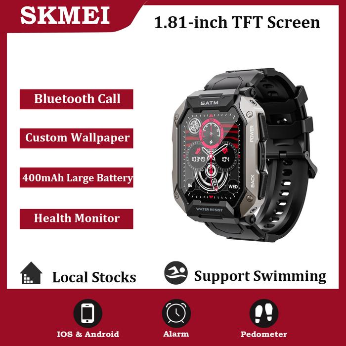 jam skmei pria desain elegan
