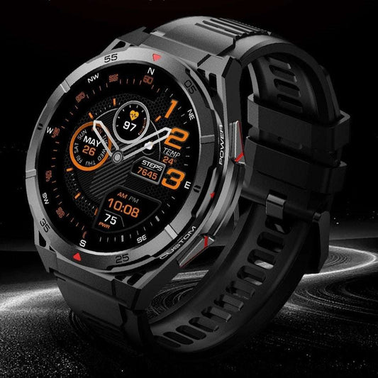 jam tangan pintar warna hitam dan abu-abu