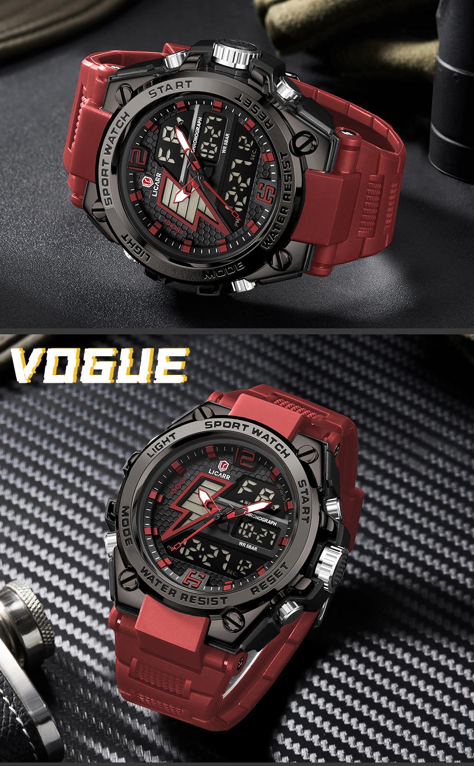 jam tangan pria multifungsi anti air dengan desain ergonomis