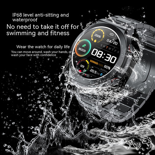 smartwatch strap biru bahan rubber ringan
