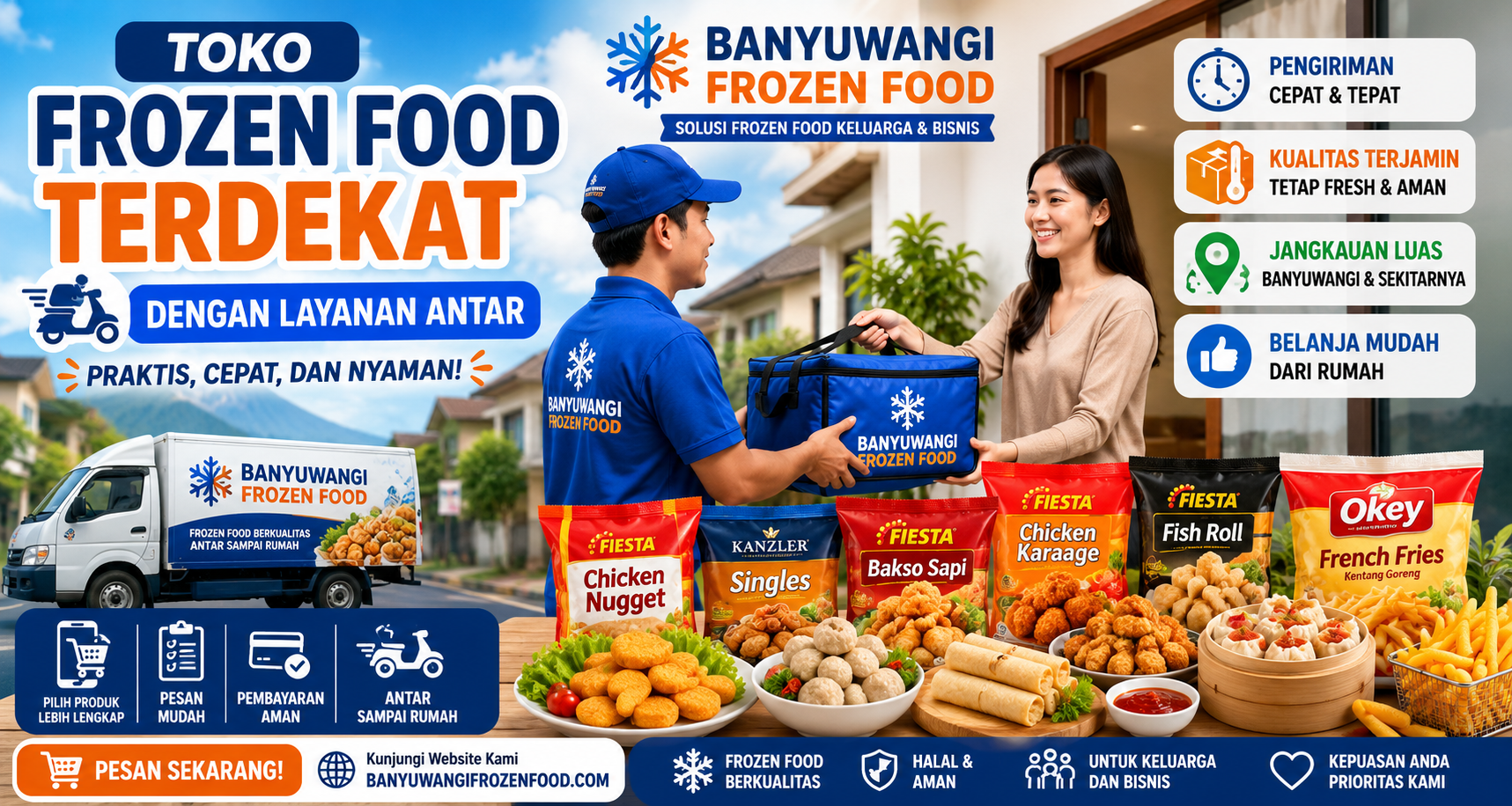 Toko Frozen Food Terdekat dengan Layanan Antar di Banyuwangi